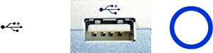 図：USB2.0ポート